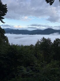 after rain morning clouds
