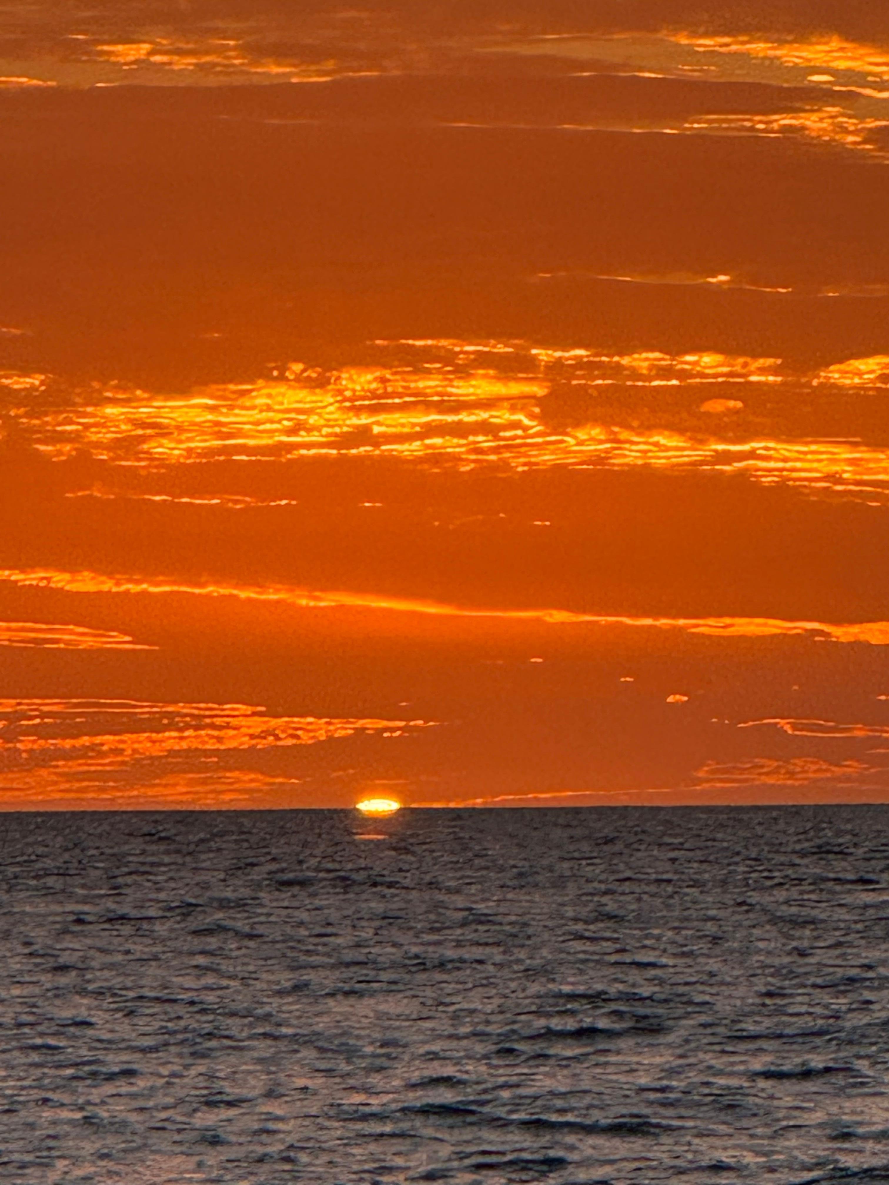 Sunset at Charley Young Beach. 