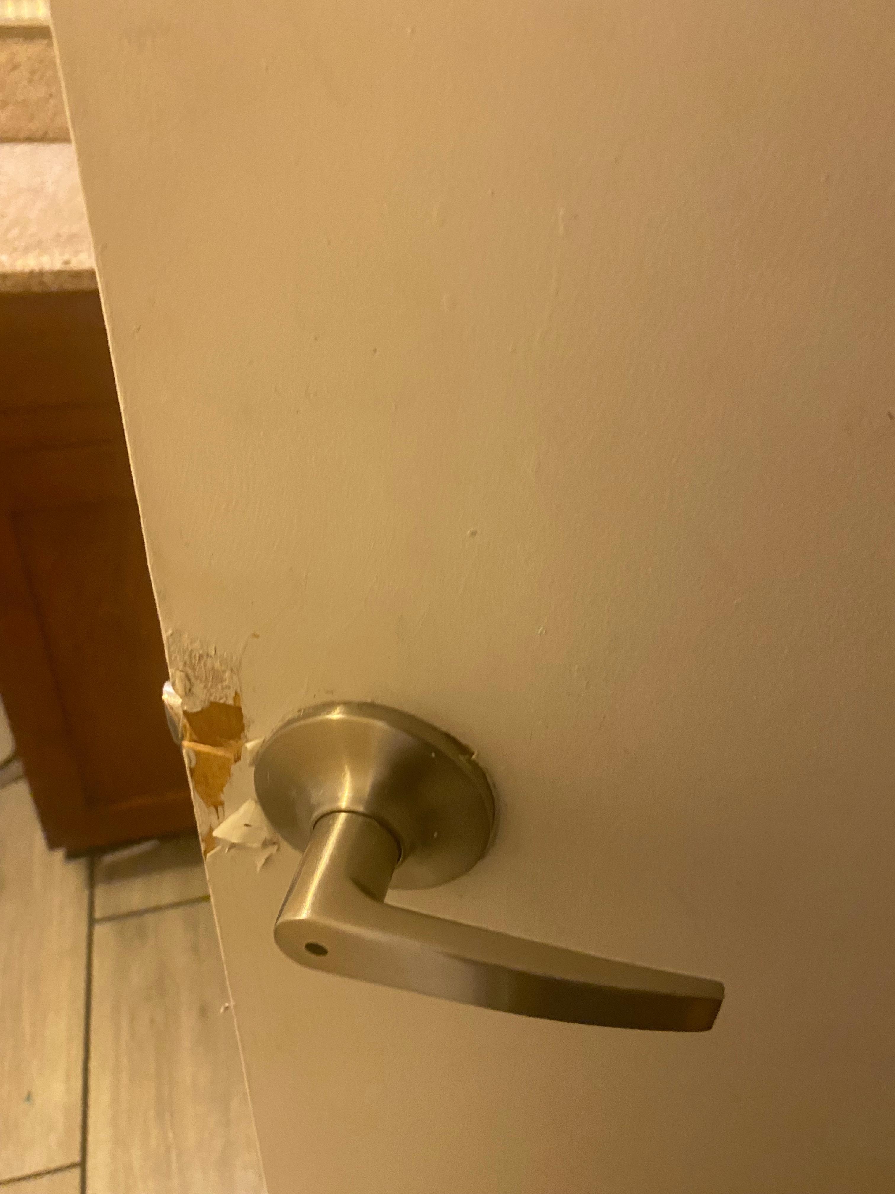 Most of the doors were cracked and locks didn’t work.