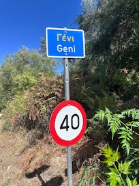 Geni is the name of the village that the villa is located