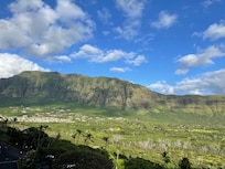 Morning view! We were told every was very green because of the big storms about a month ago.