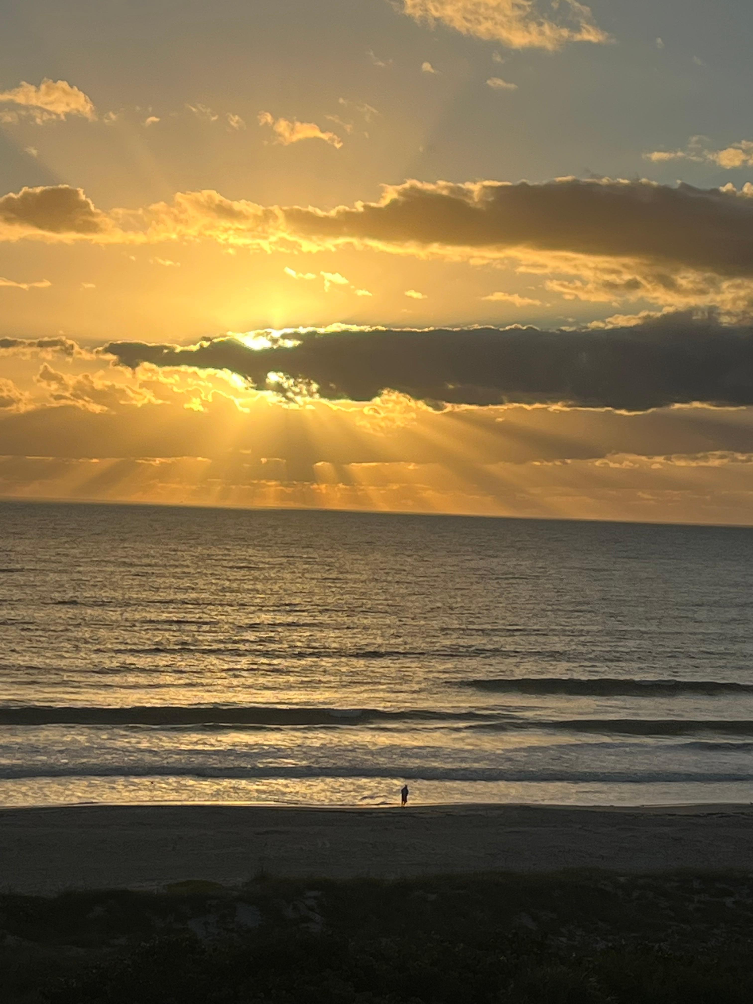 Great early morning view from the balcony.