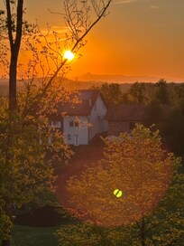 Sunset view from the balcony