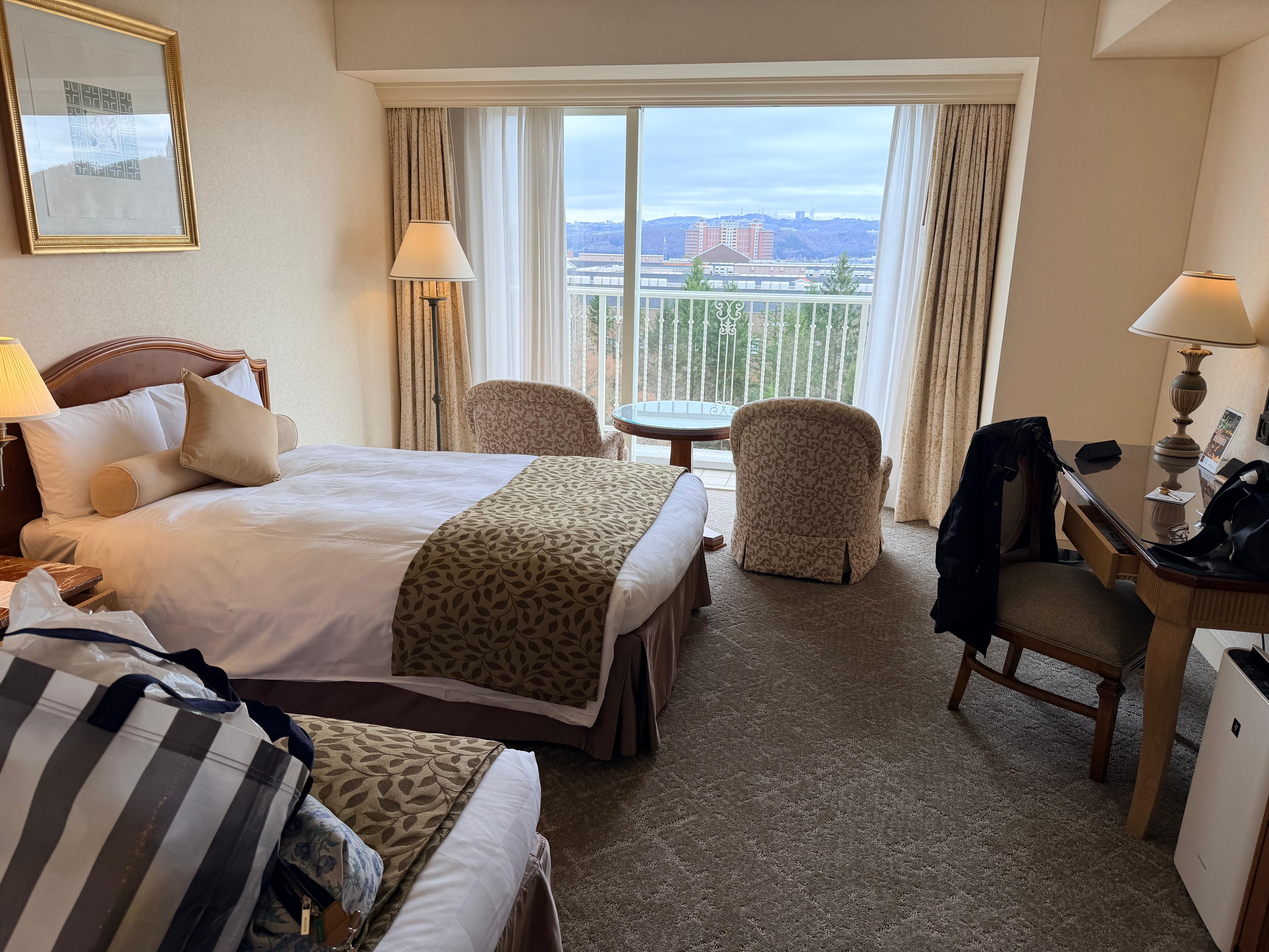 Facing to garden room