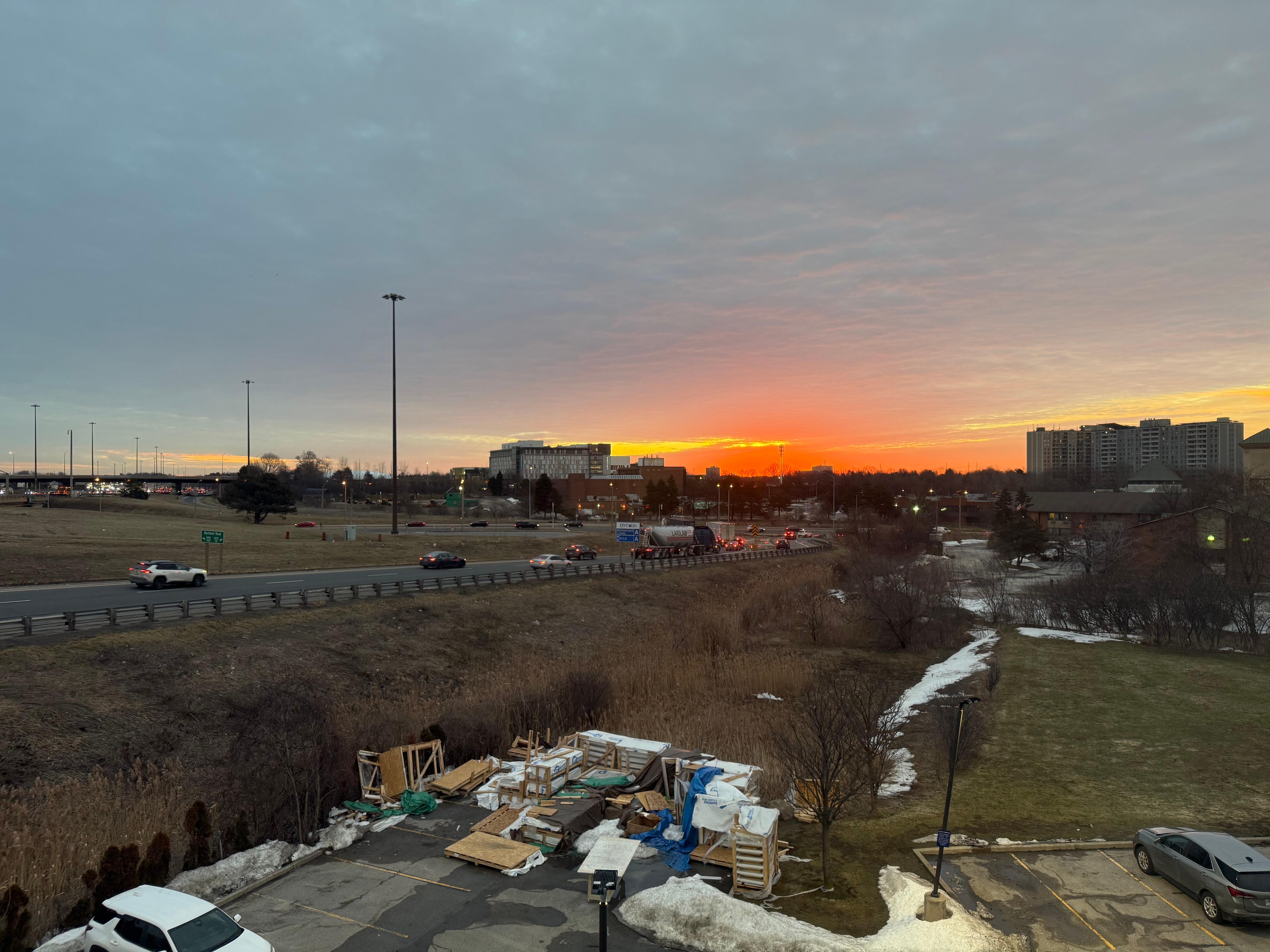 Perfect view for early morning sunrise!