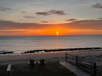 Sunrise from the deck.