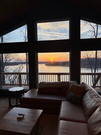 Sunset from living room