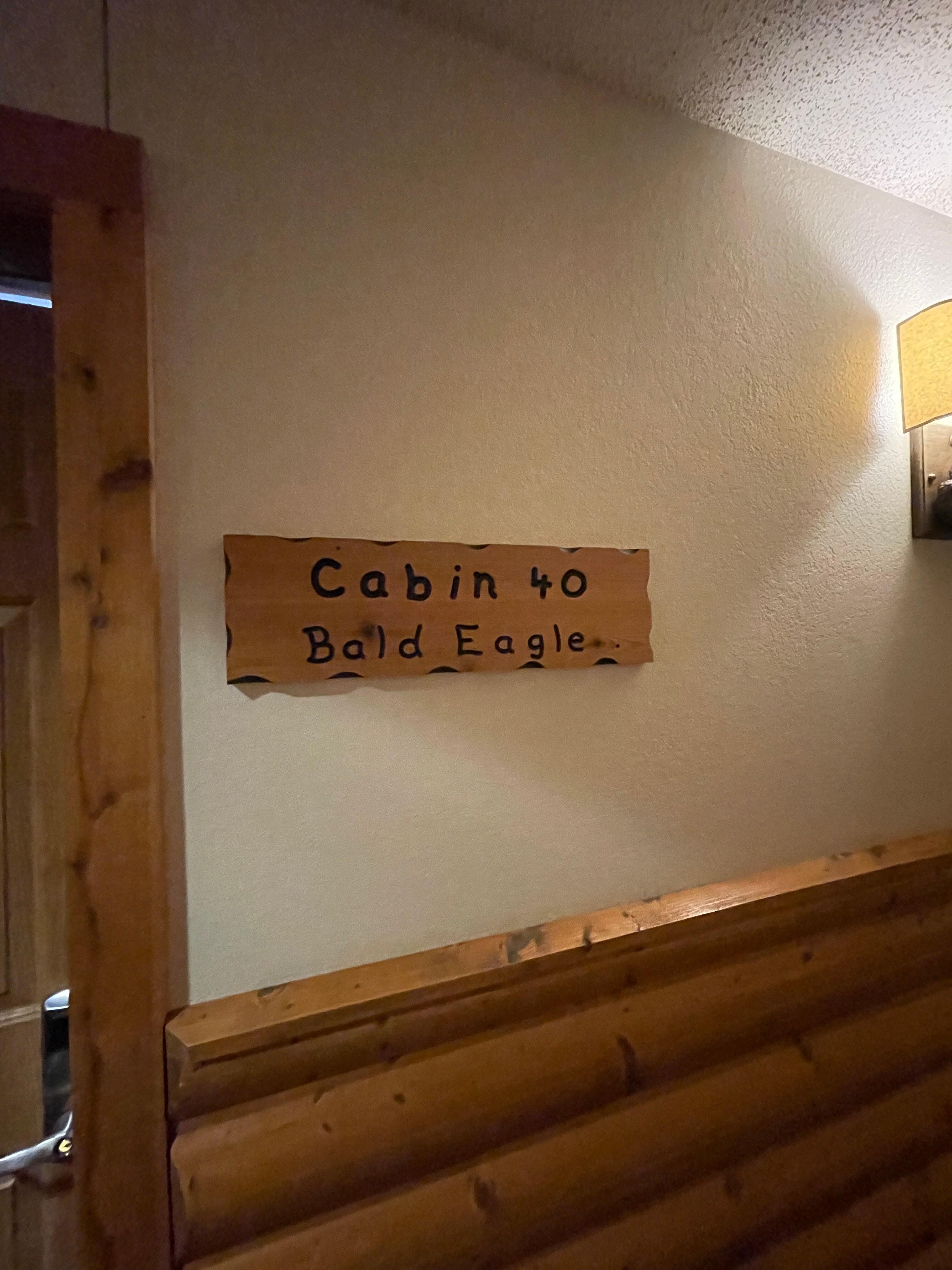 Loved the all the rooms were named!