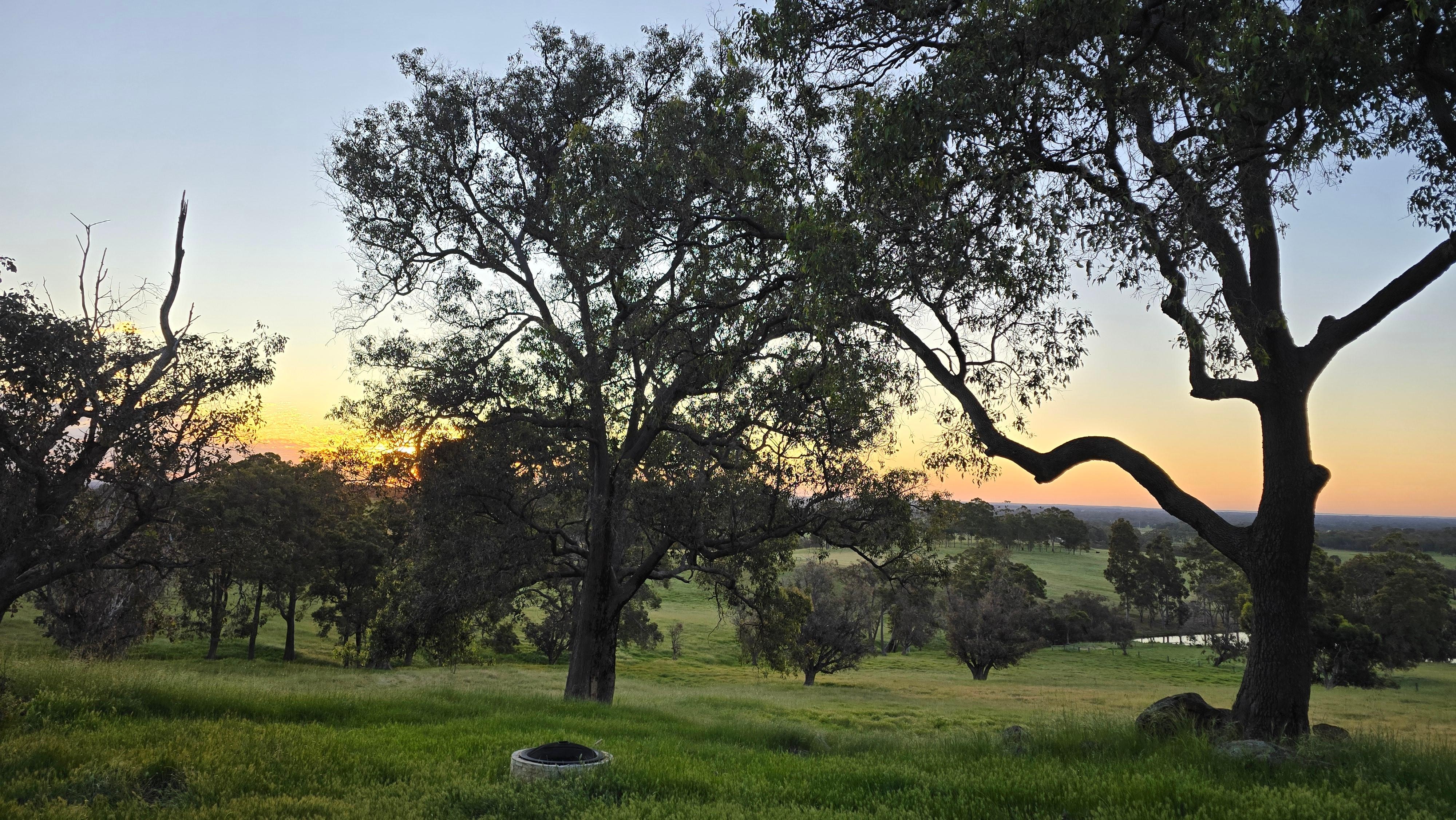 Just before sun setting 