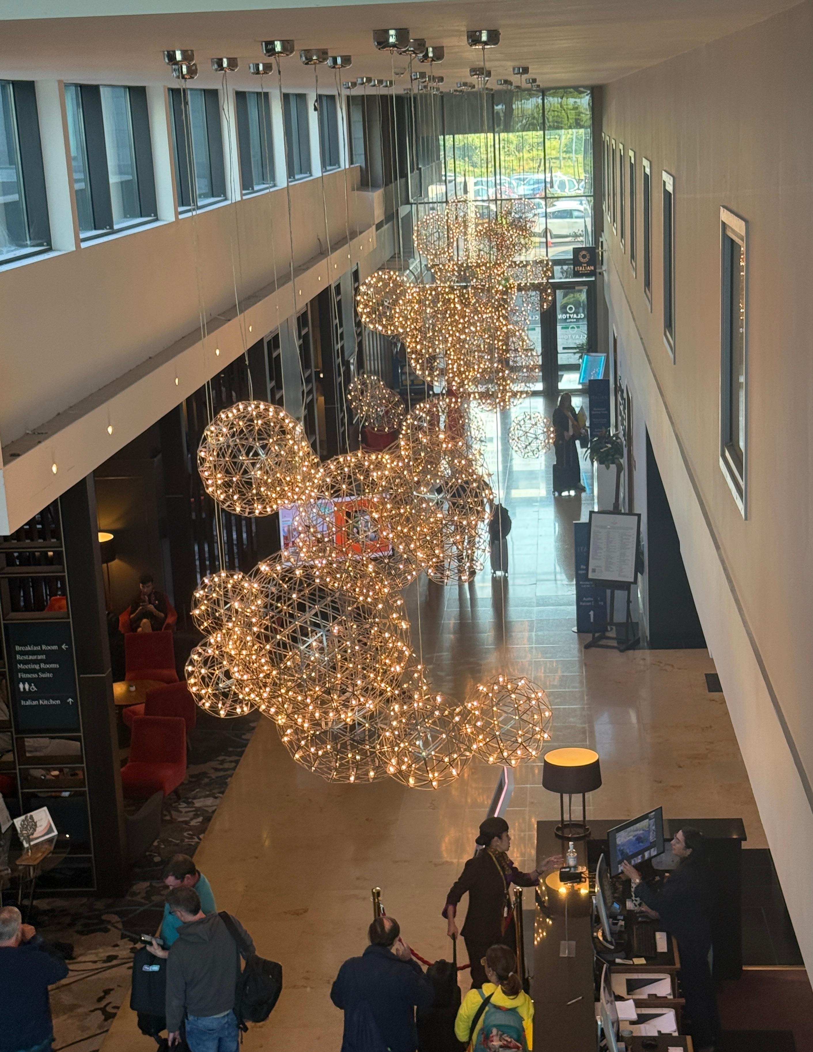 Reception from 2nd floor