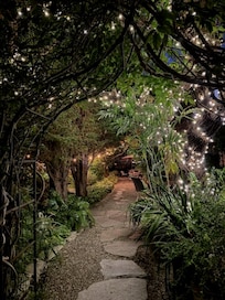 Entering the courtyard from the street