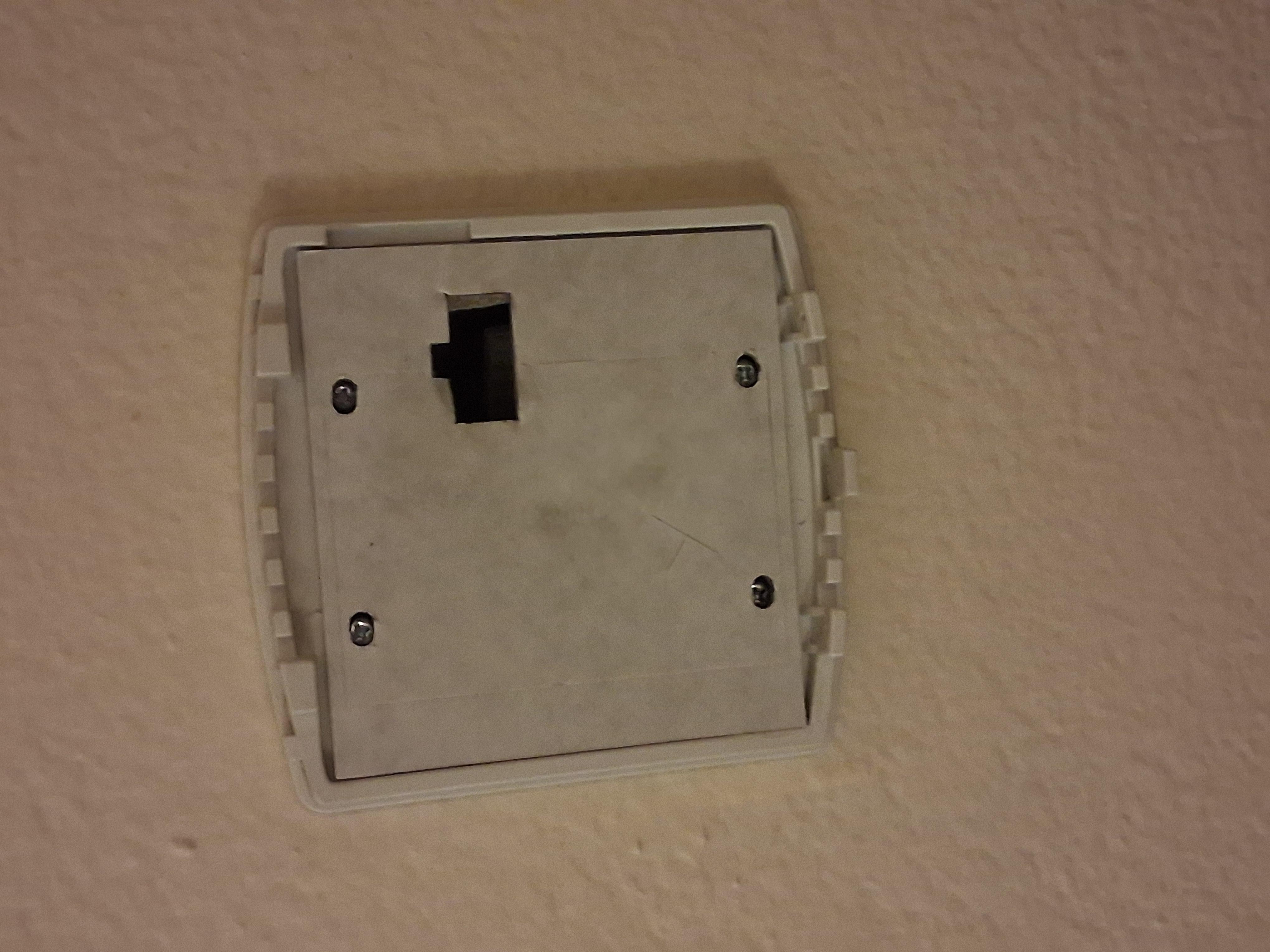 Broken off thermostat