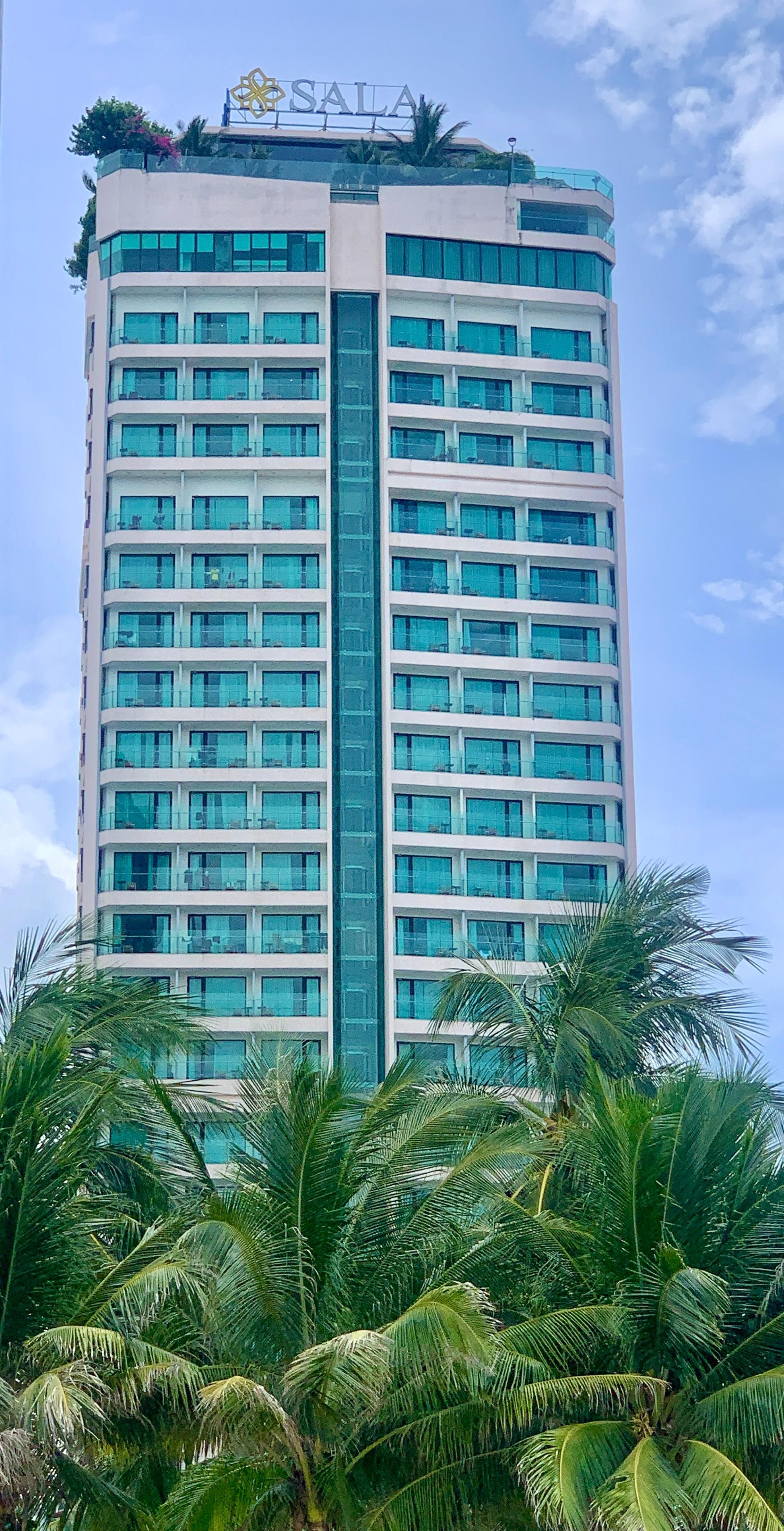 View from the beach