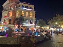 イルミネーションが綺麗です。