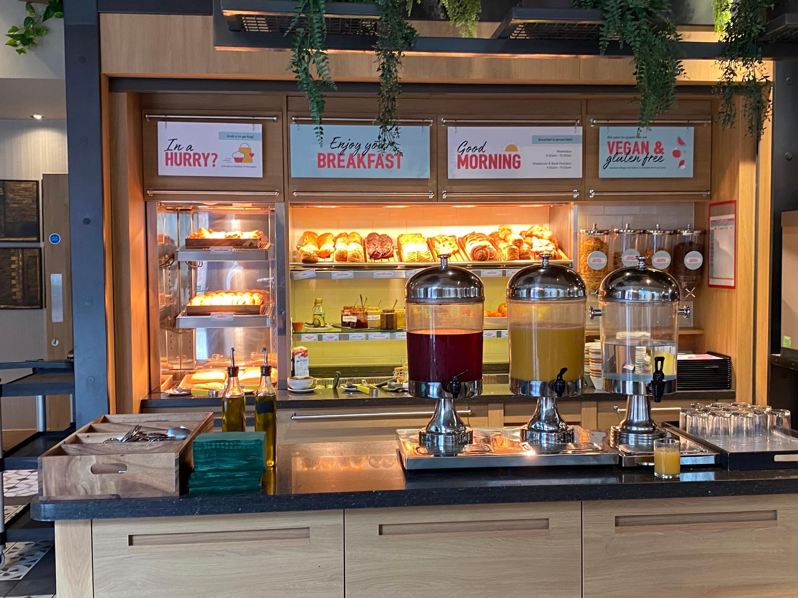 Hotel breakfast bar