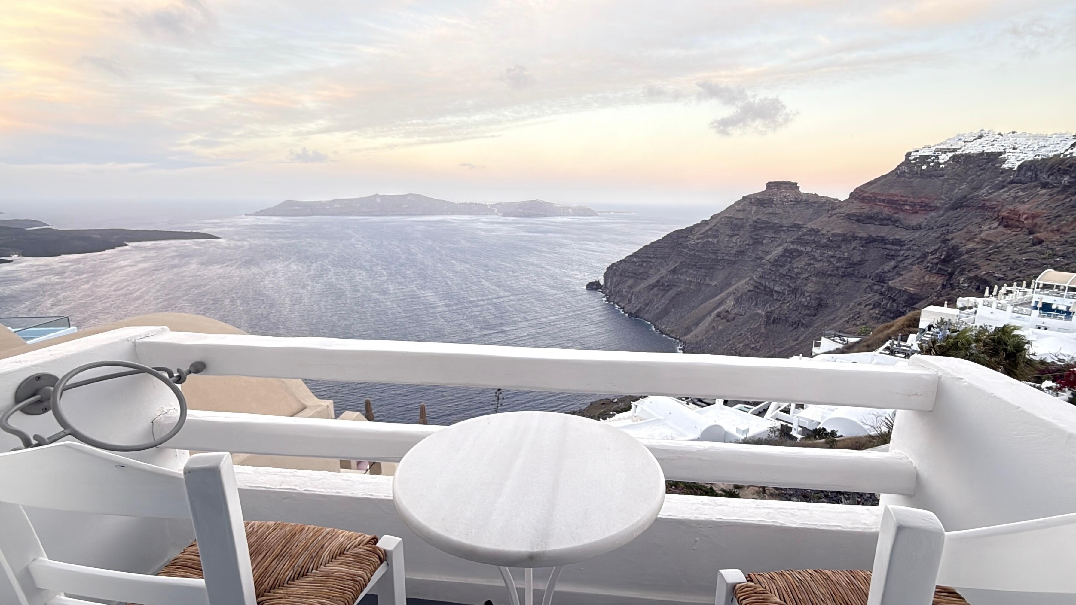 Look out from the balcony