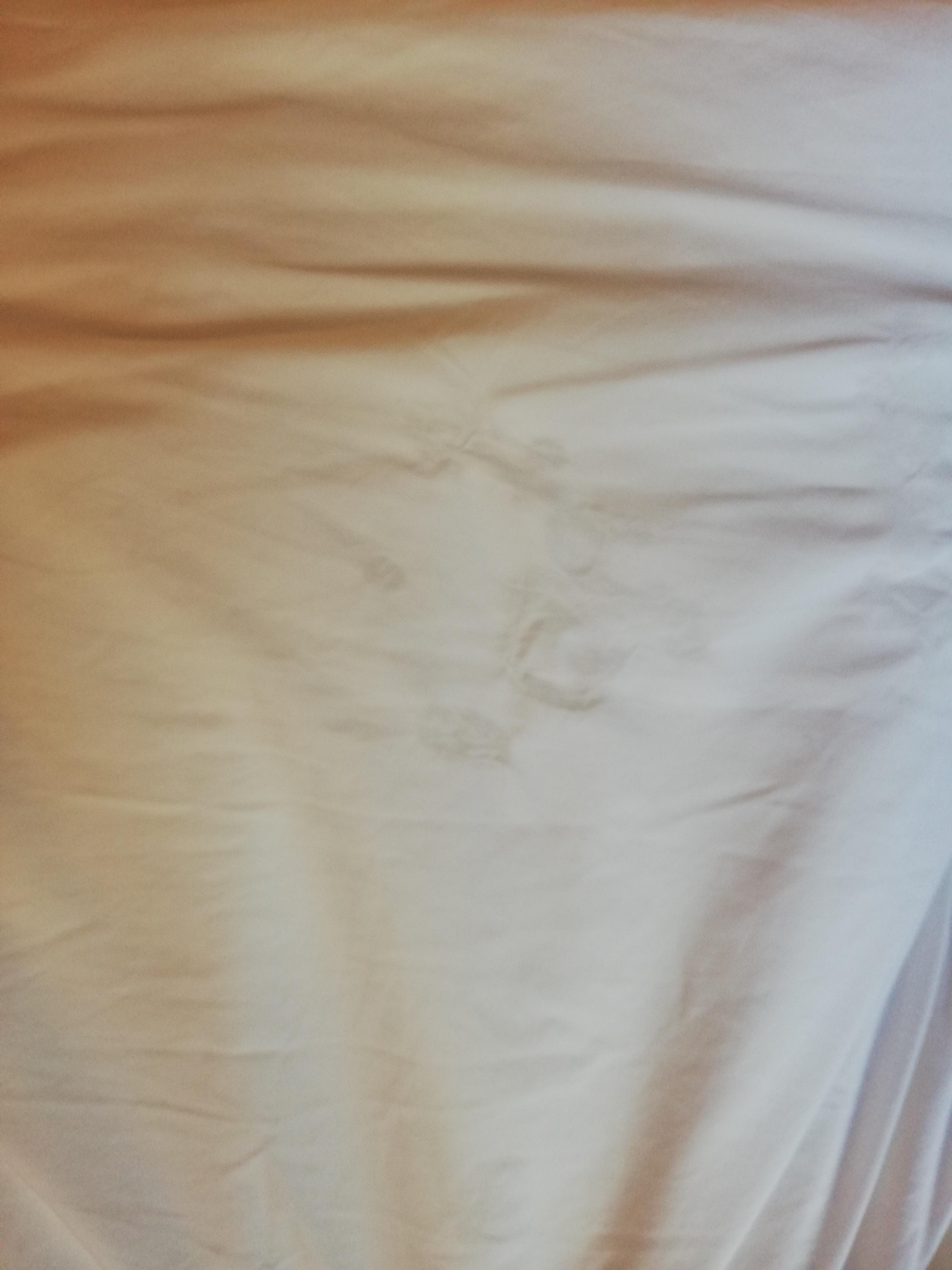 Worn out bedsheets