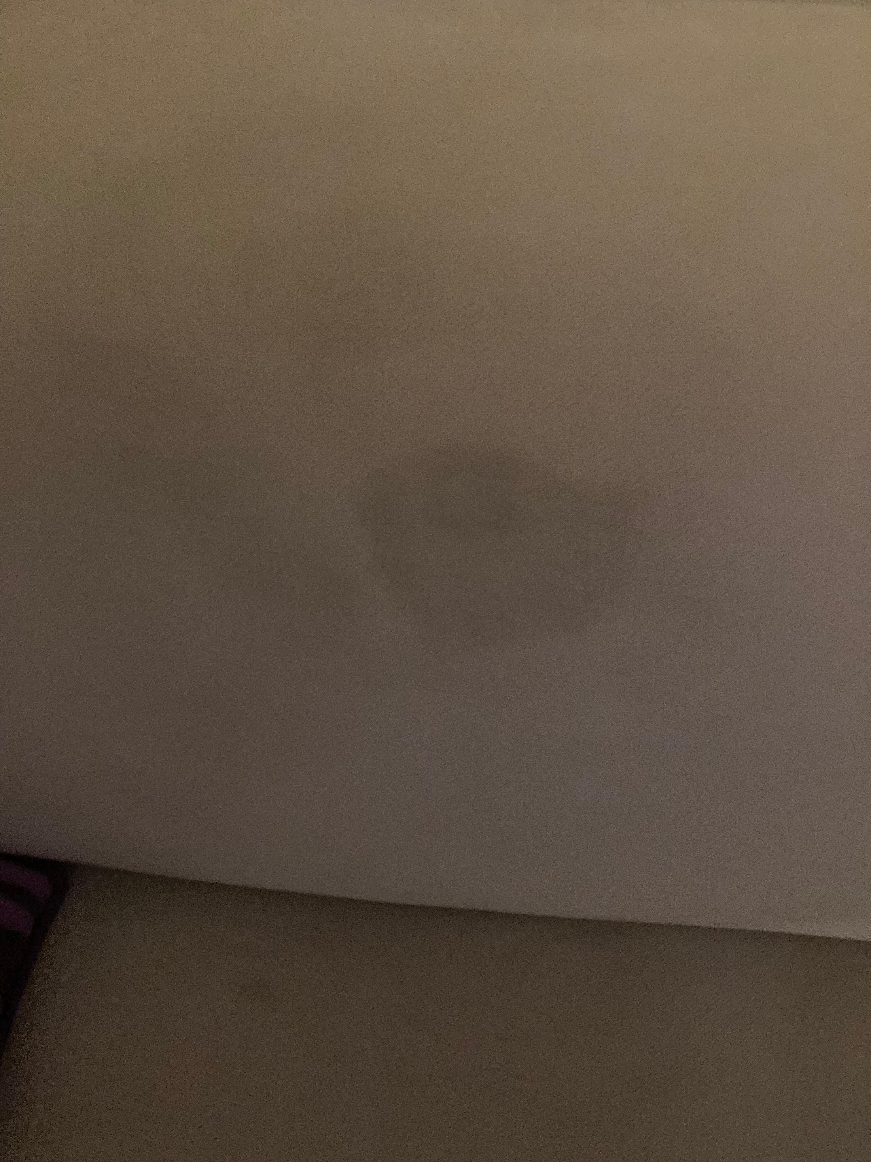 Headboard with head stains