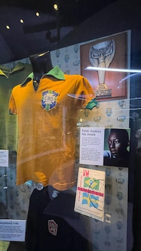 Museu do Futebol - Camisa do Pelé da Copa de 1958