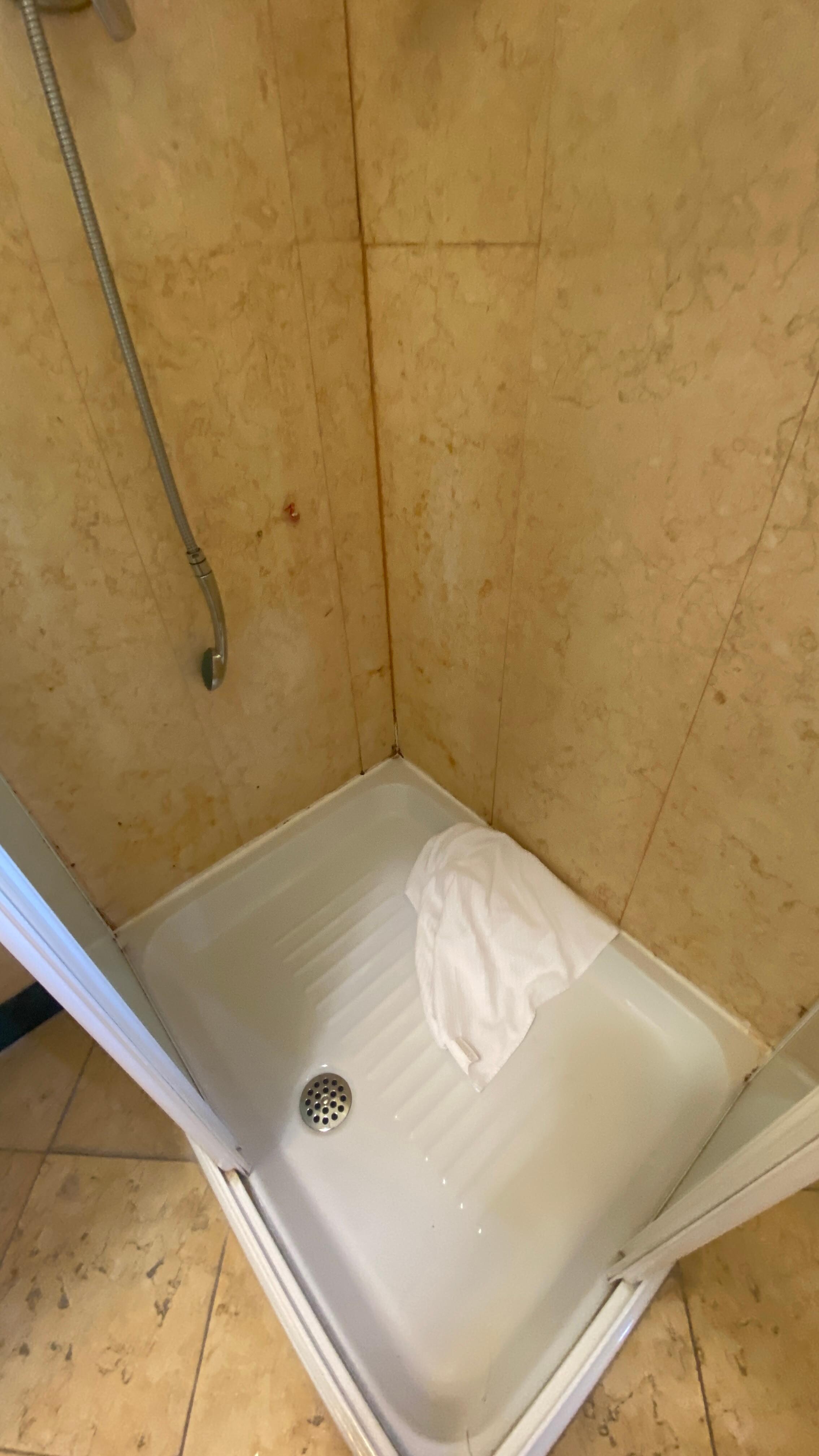 Joints de douche moisis