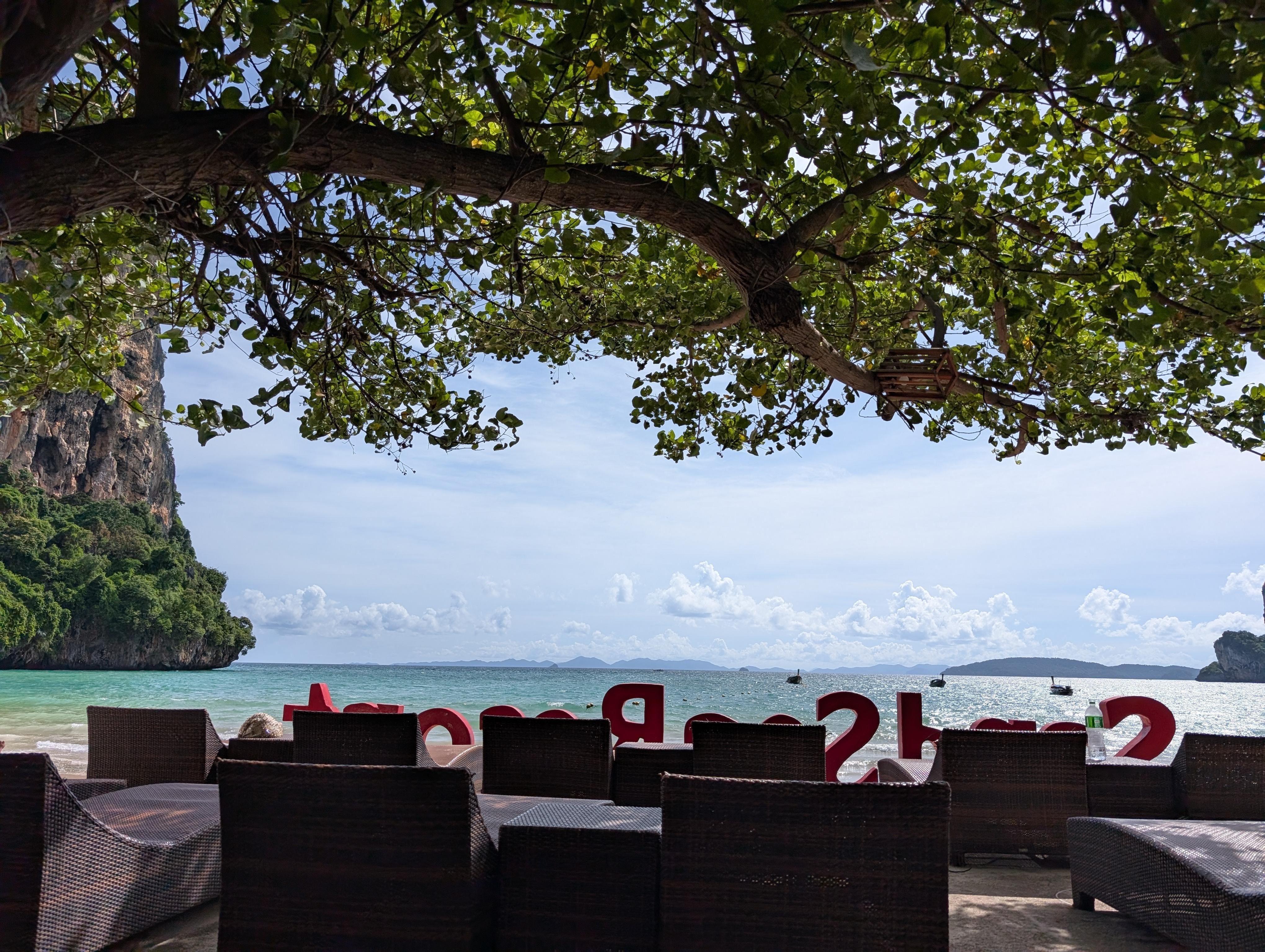 View from the resort