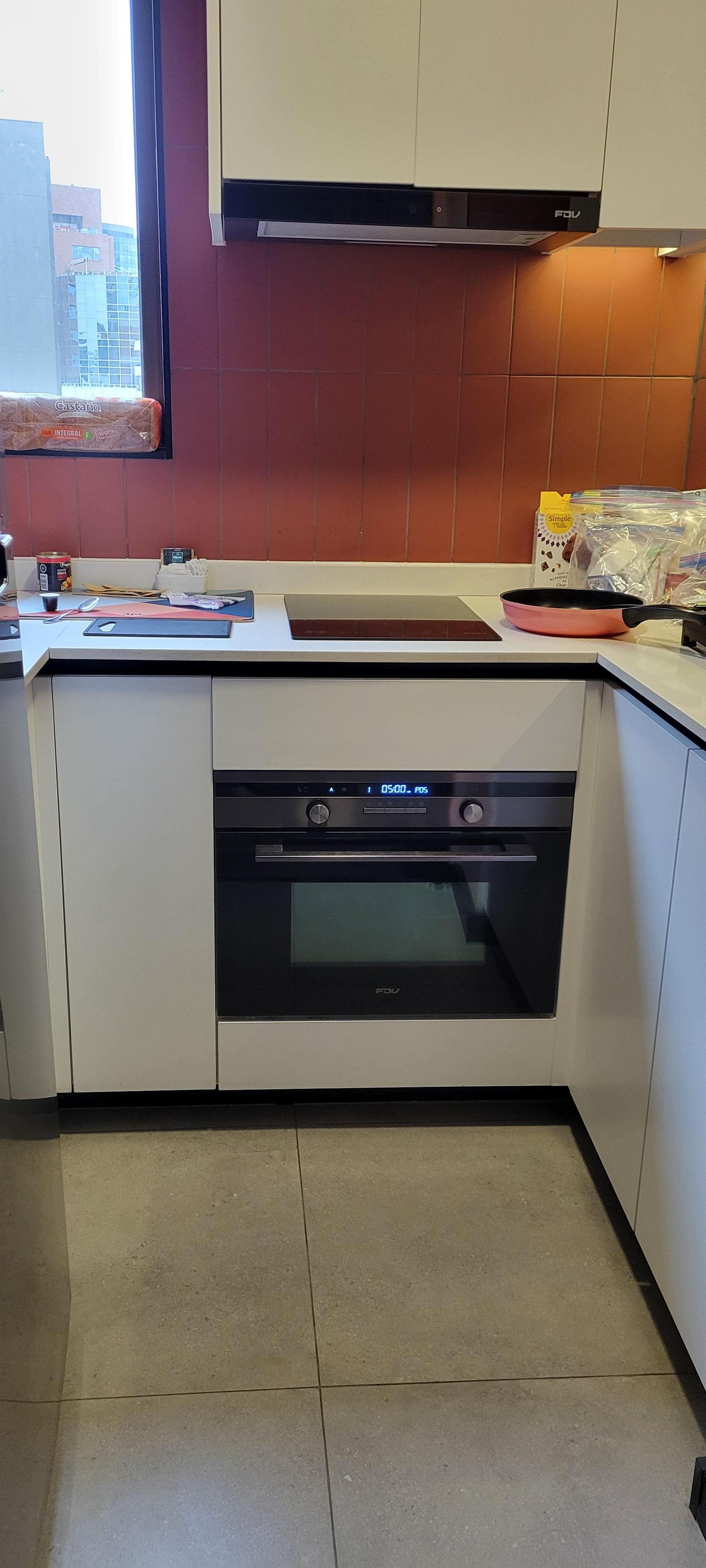 Partial view of kitchen