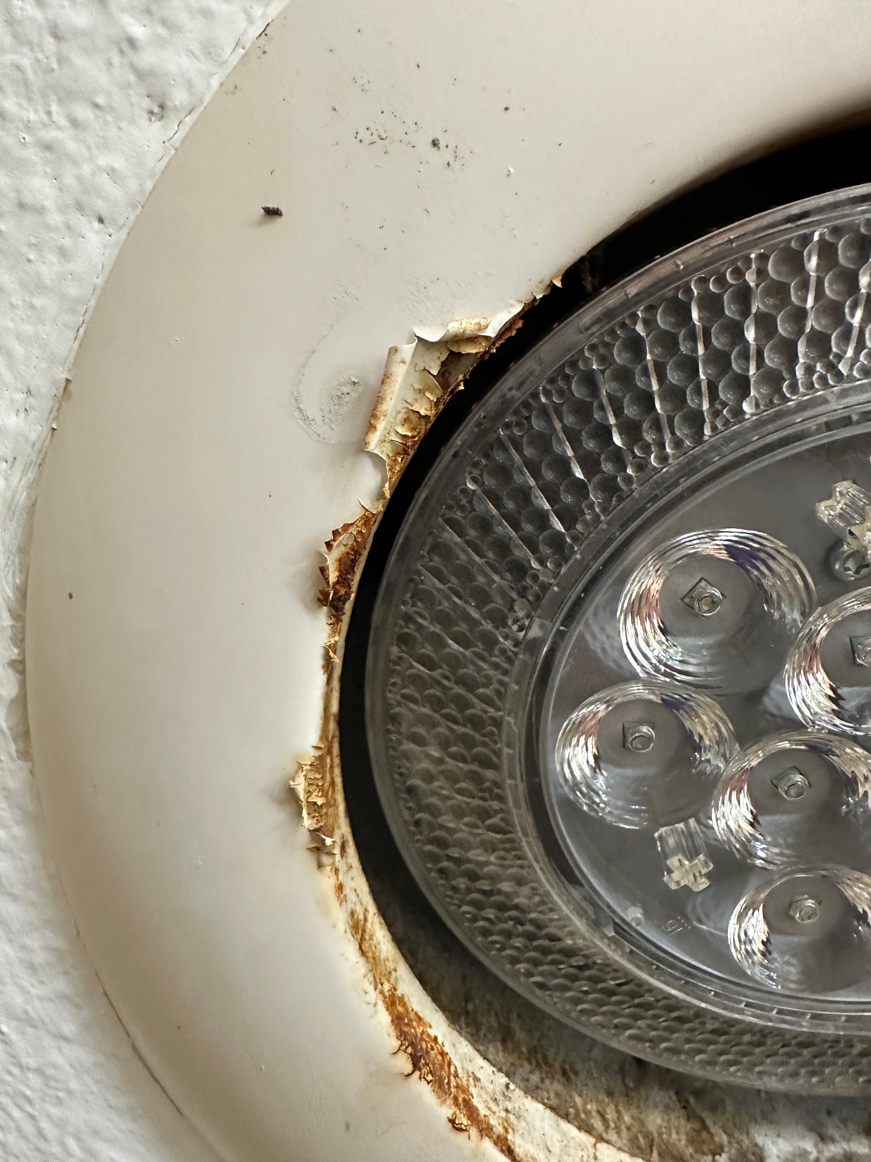 Rust because bathroom fan isn’t working 