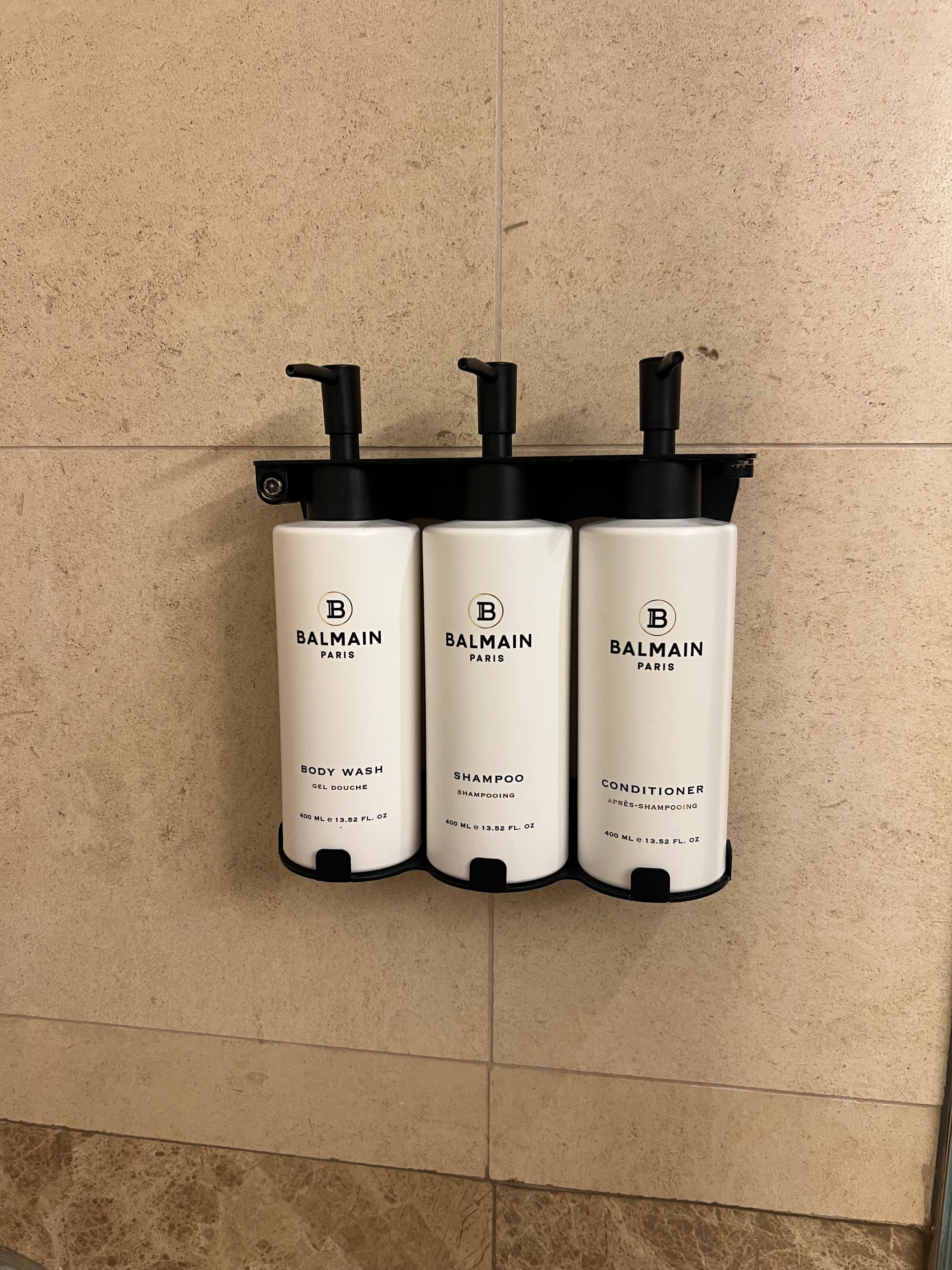 Balmain toiletries is a nice touch, I enjoyed them.
