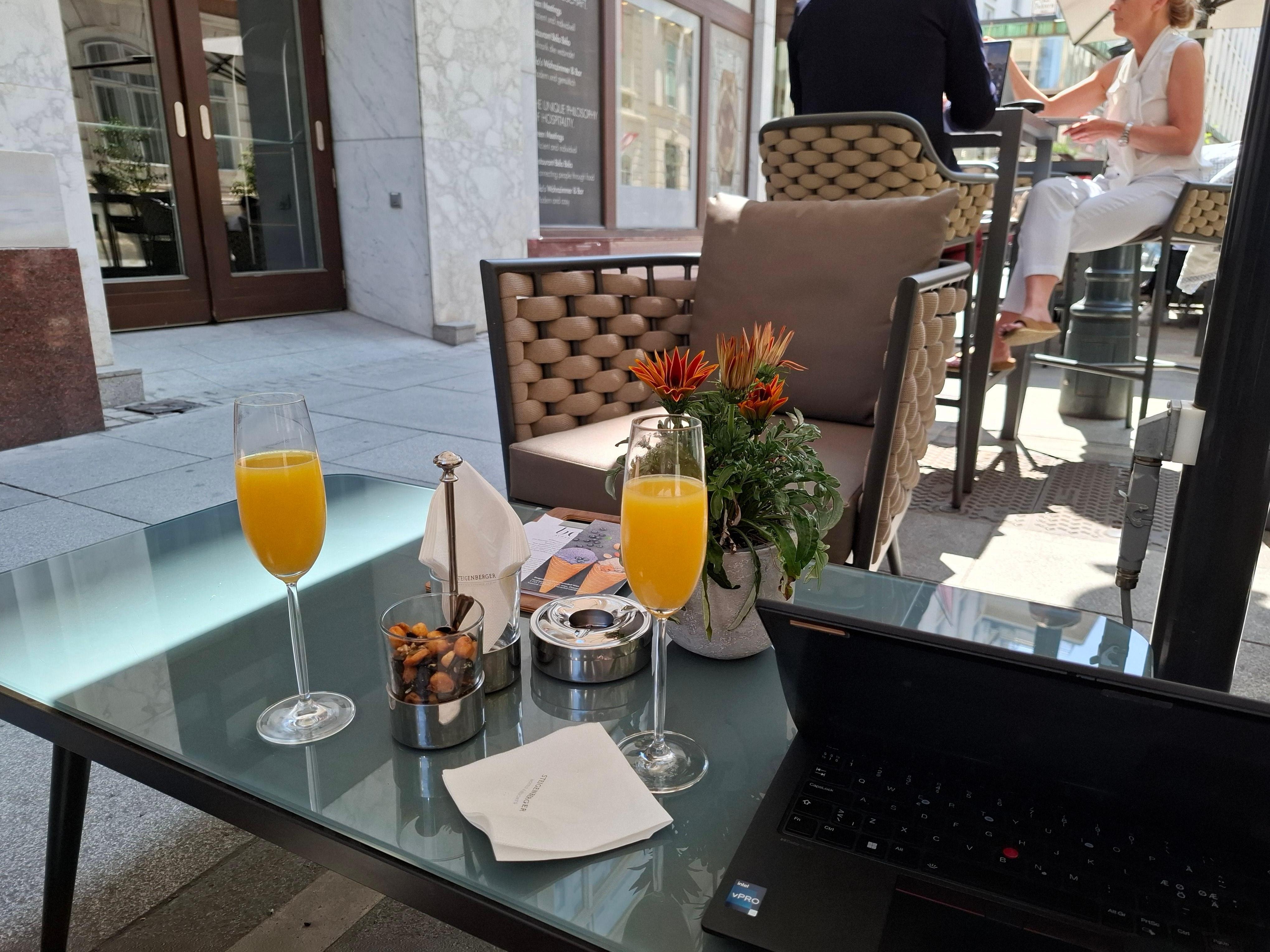 outside terrace