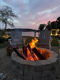 We used the fire pit every night.