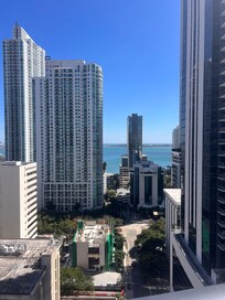 Ocean view from rooftop pool.