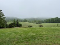 Morning fog over the mountains