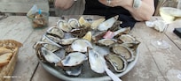 Quelques huîtres du banc d'Arguin à L'herbe
