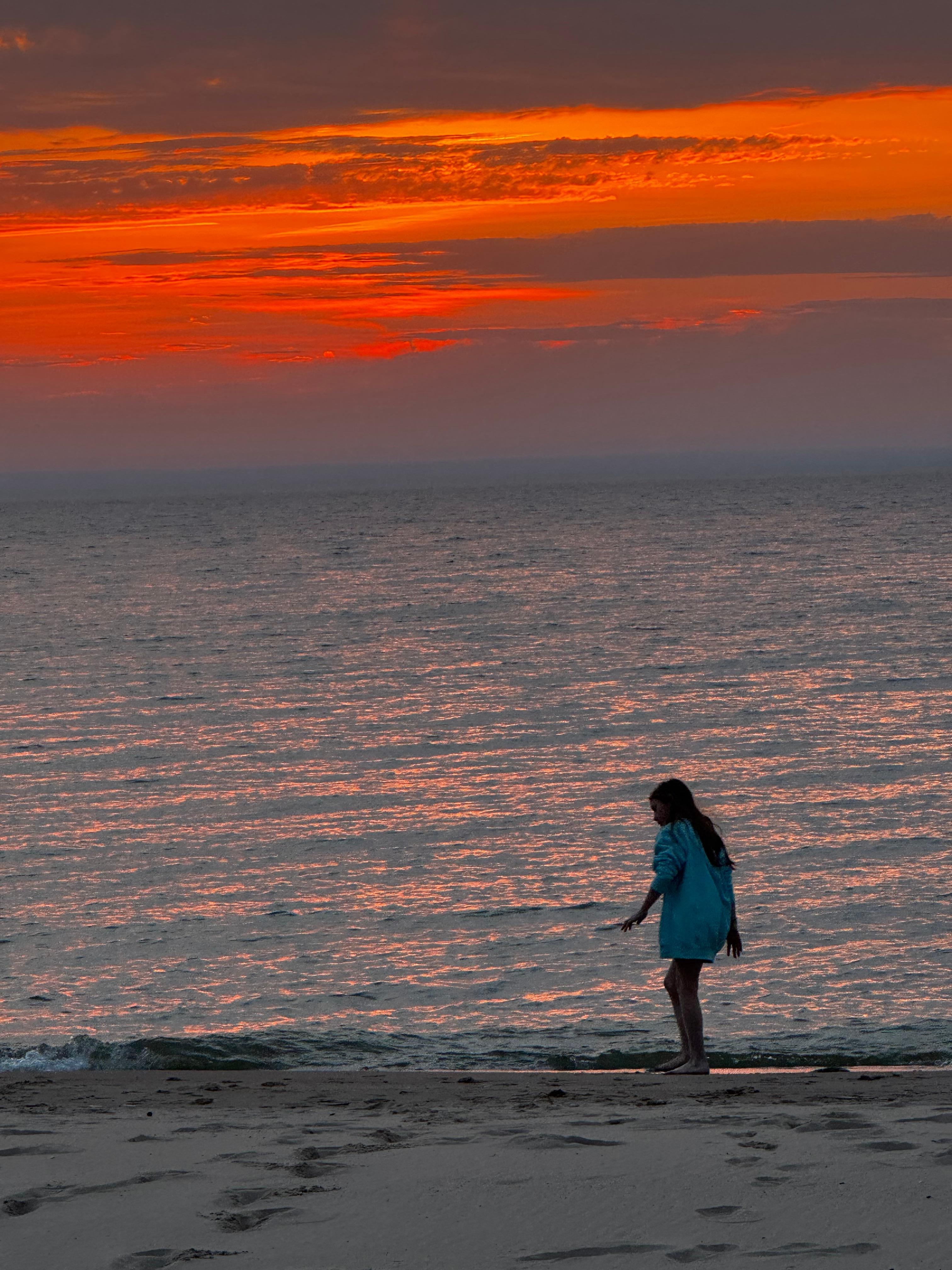 Color over Lake Michigan 
