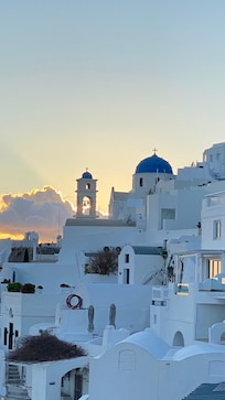 View from walkway outside room