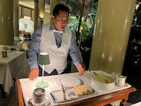 Tiramisu made tableside