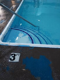 Dirty and spilt paint