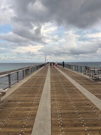 Start of the fishing pier. We enjoyed the walk, view, dolphins and of course the fishing.
