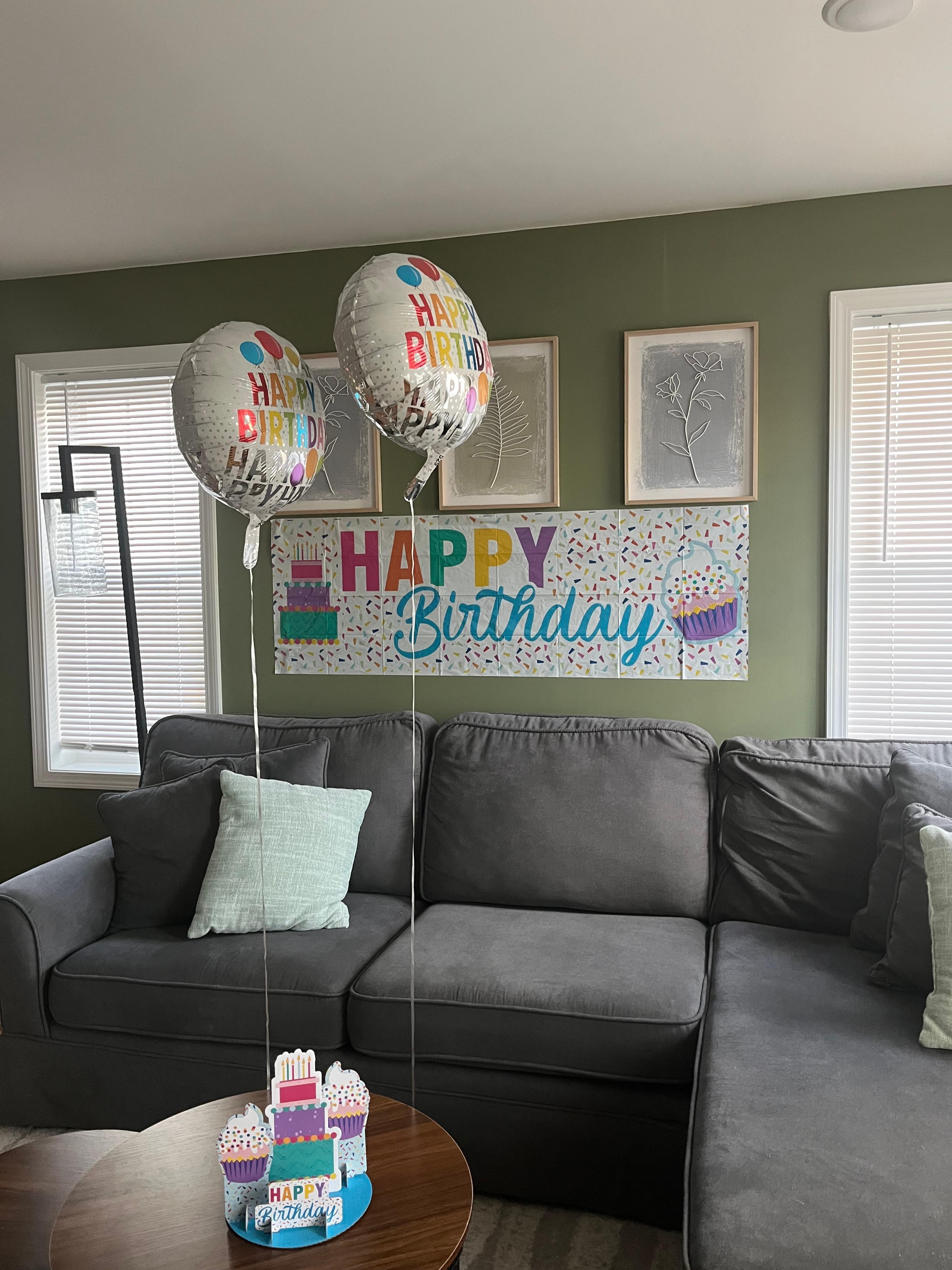 We told them it’s our birthday and we walking into this! So amazing!