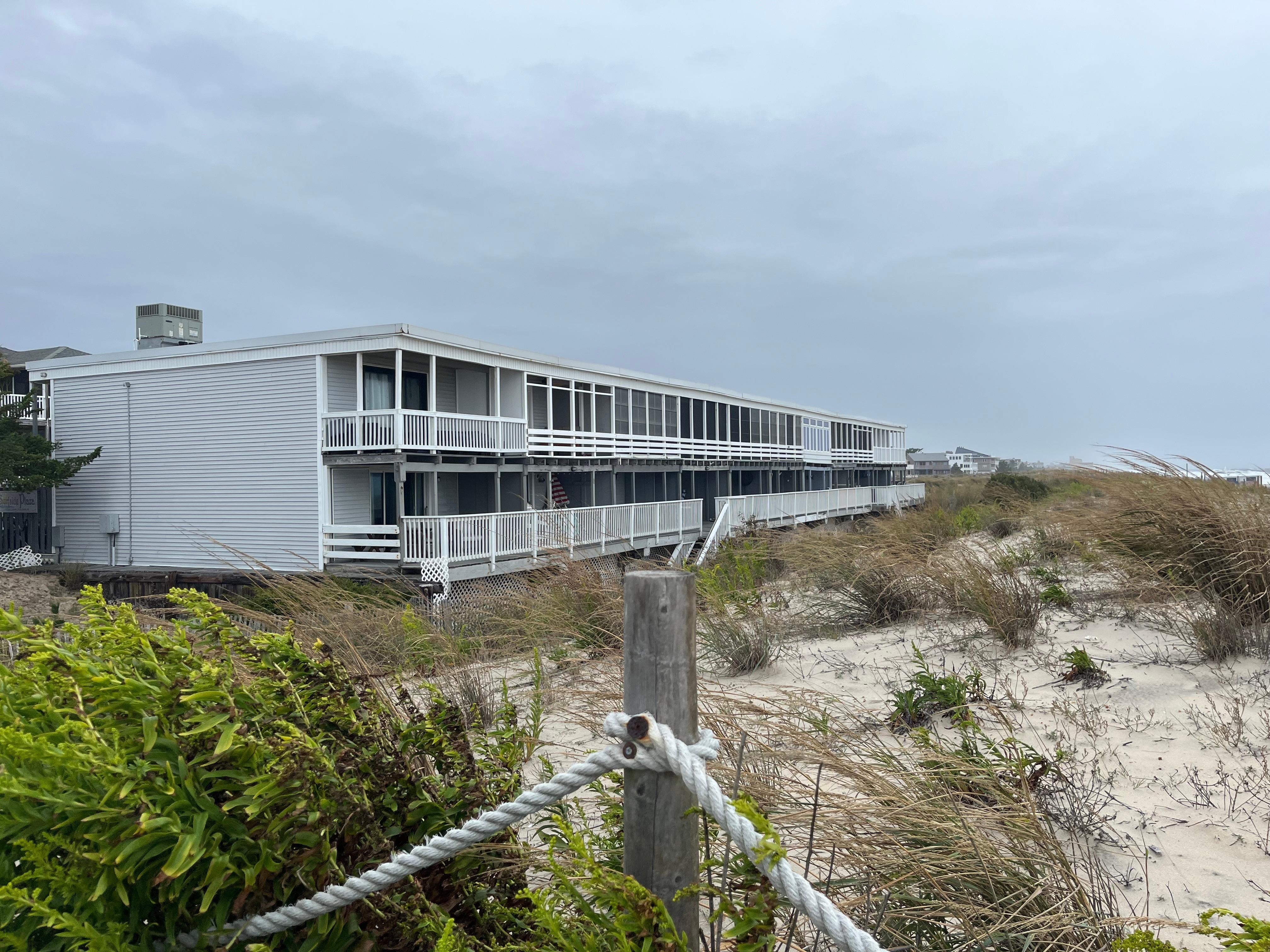 View from the beach of the property- Surfside Plaza