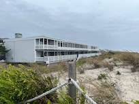 View from the beach of the property- Surfside Plaza