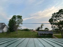 View of Joni’s beach from third floor of La Pointe condo.