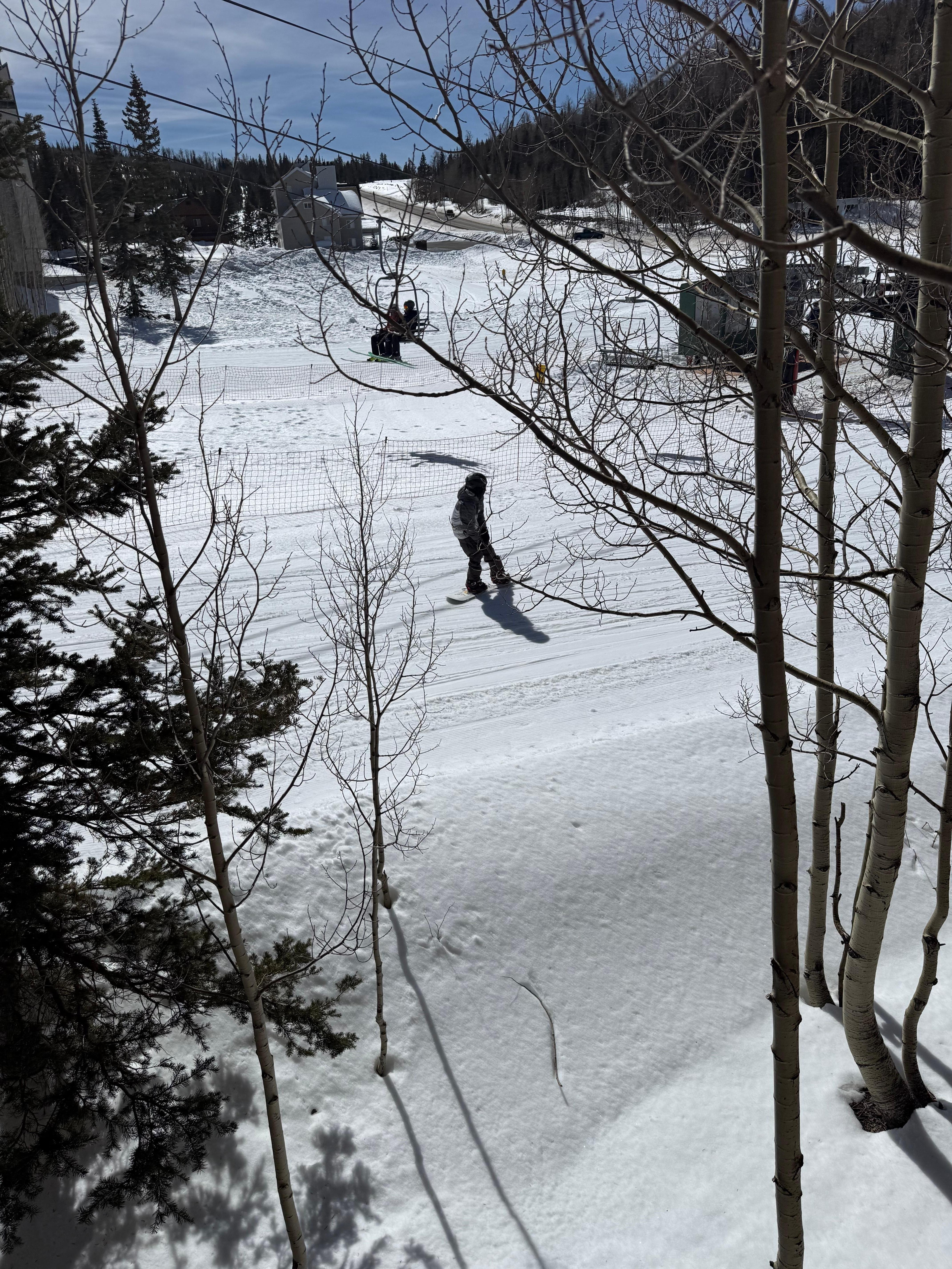 View from the balcony 