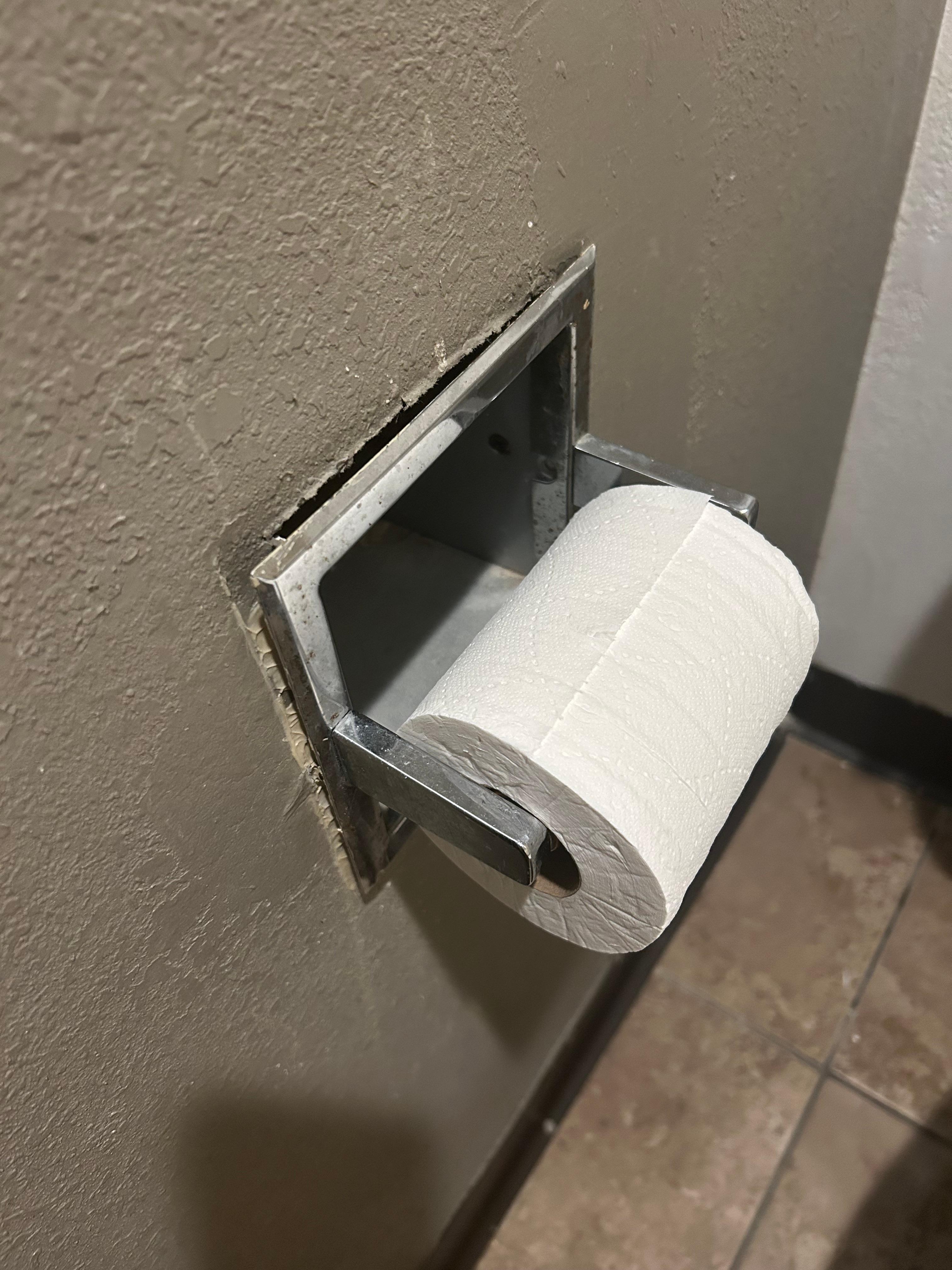 Coming out from the wall