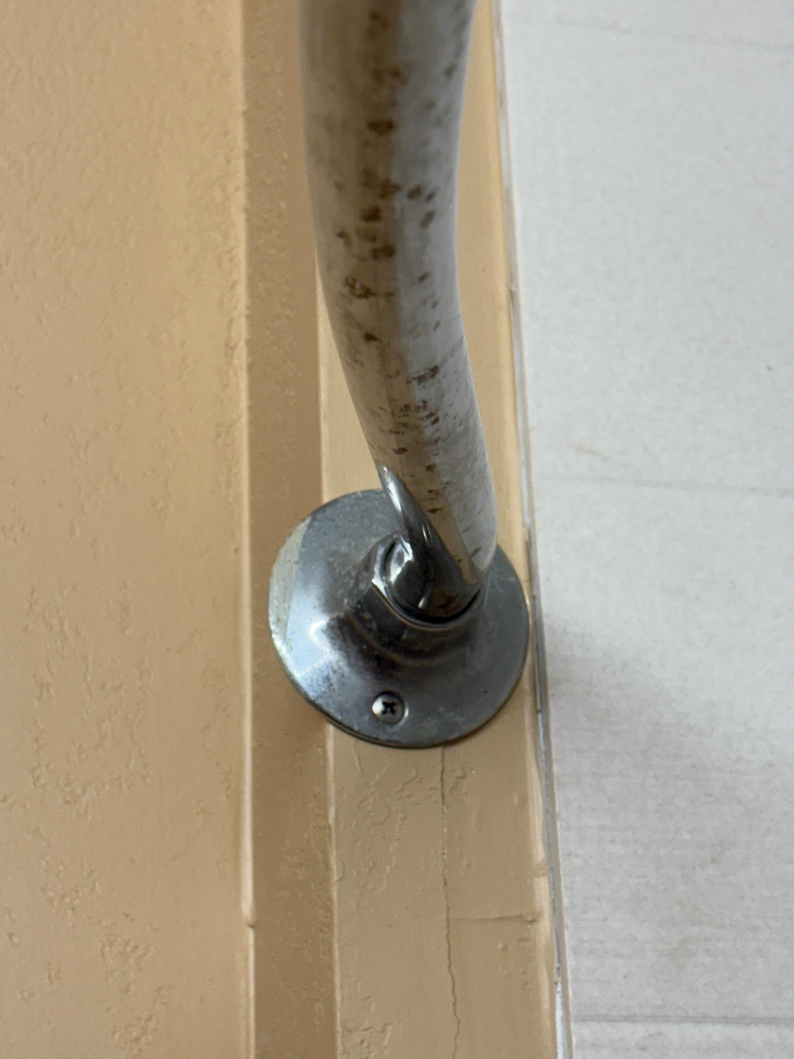Shower curtain/rod rusty