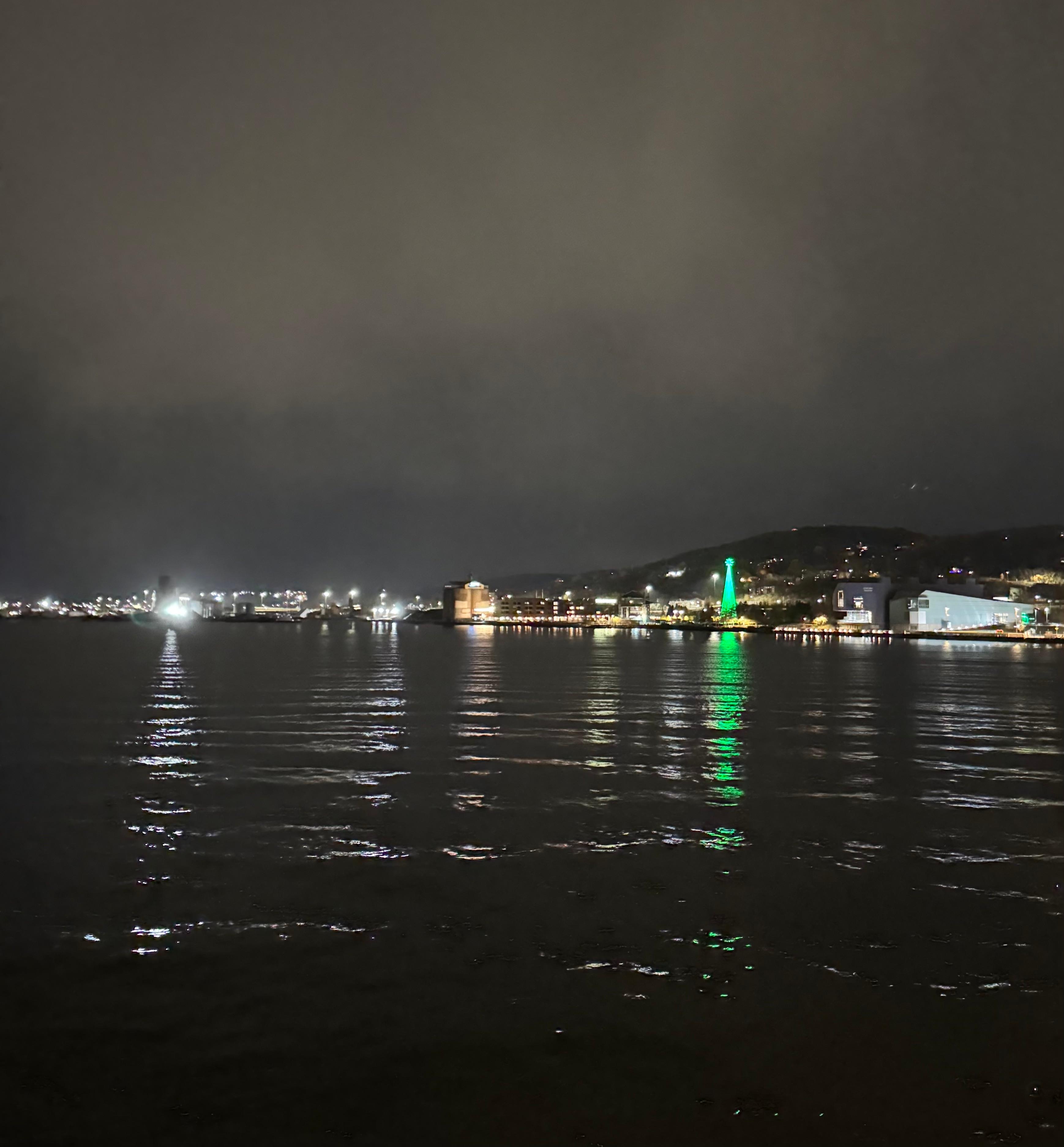 View from the condo, looking out to the harbor