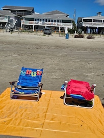 House view from our beach site.