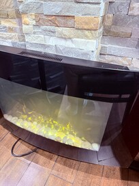 Fake fireplace
