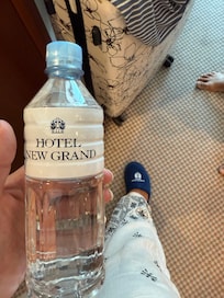 Slippers and water