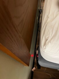 Had to pull the bed out to find an outlet